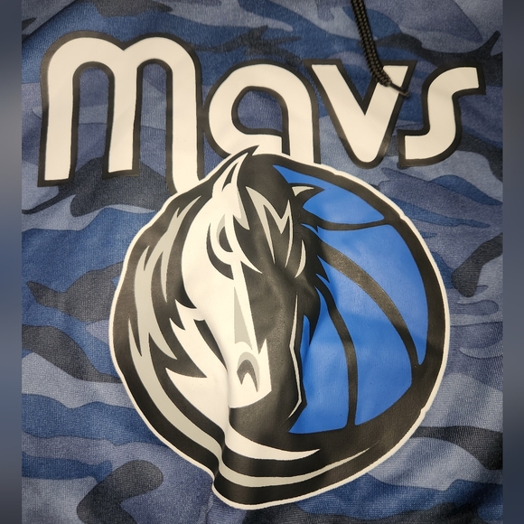Dallas Mavericks Camo Blue Hoodie - Picture 4 of 6
